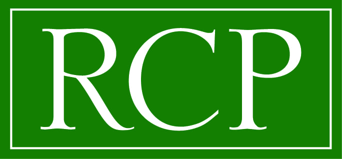 Rcp creative three letters logo wall mural • murals buttons, day, isolated  | myloview.com